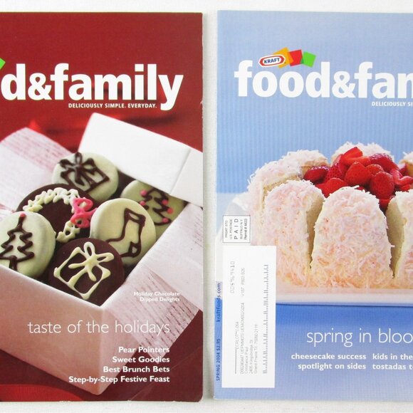 Lot of FIVE Kraft Food & Family Magazines, 2003, 2004, 2005 and 2006 - Picture 3 of 3